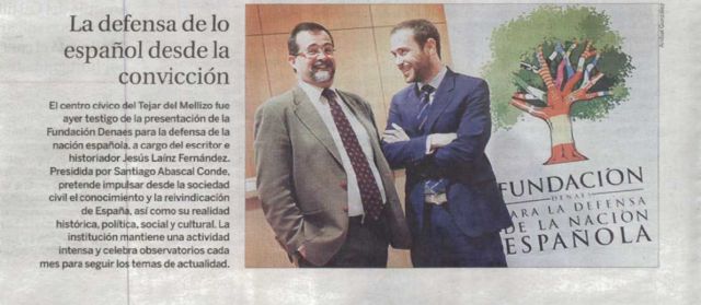 Noticia del acto en el diario La RazÃ³n de 11 de Marzo de 2010